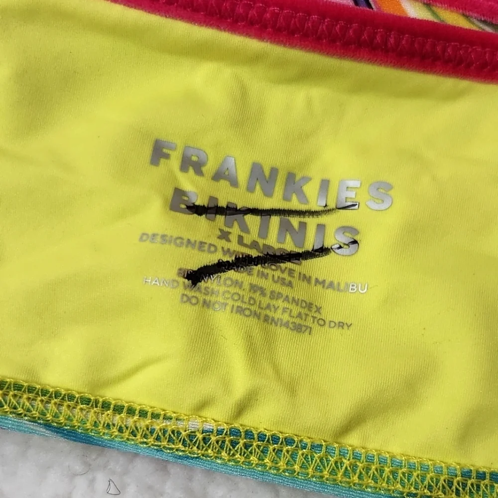 New!Frankie's Bikinis‎ Dallas Shine Bralette Bikini Top